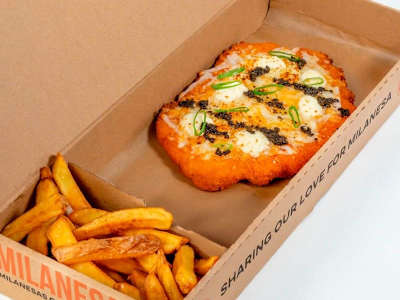 Milanesa de Pollo Cuatro Queso