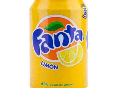 Fanta limon Lata.