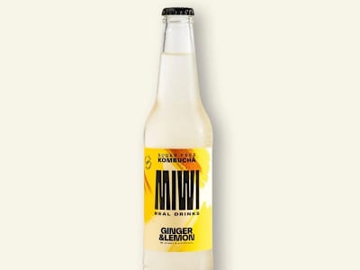 Miwi Kombucha: Ginger Lemon.