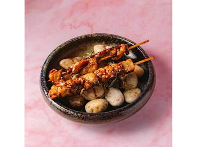 Yakitori de Pollo de Corral