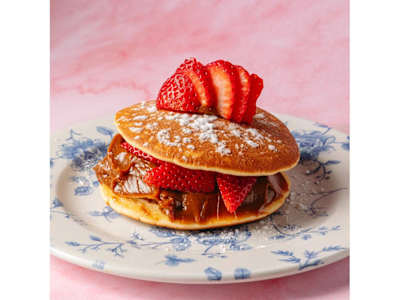 Dorayaki Dulce de Leche y Fresa