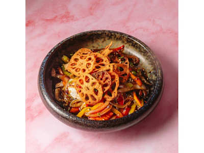 Wok de Verduras con Teriyaki