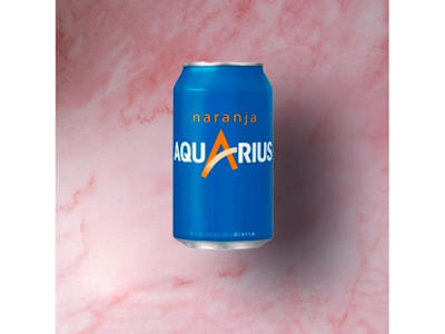 Aquarius Naranja Lata