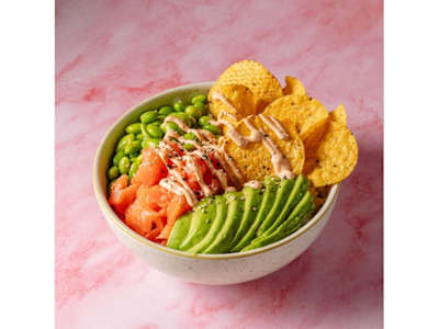 Poke Crispy Salmón Mediano