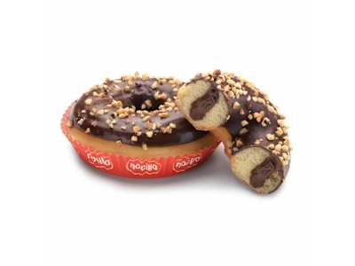 Donut relleno de Nocilla