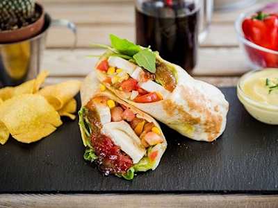 Menú Seitan Wrap