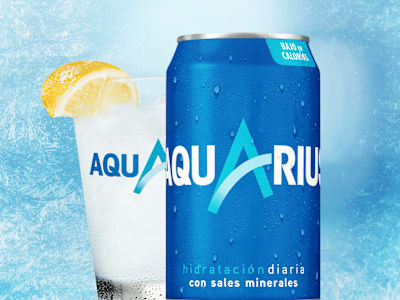 Aquarius Limón lata 330ml.