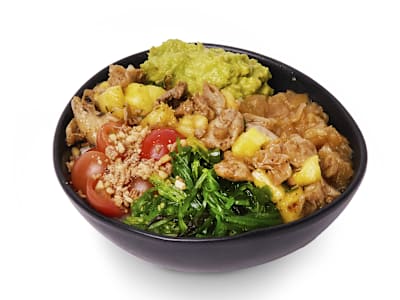 Heura and cream Poke