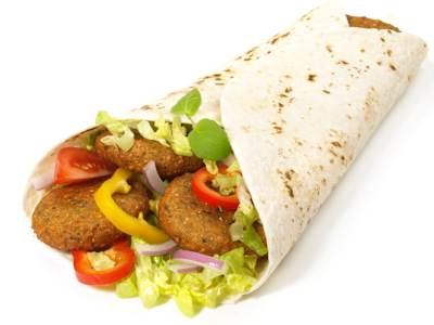 Durum falafel + Patatas fritas