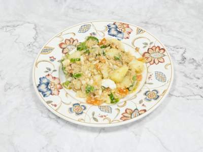 PATATAS ALIÑADAS CON ATUN