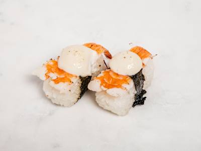 Nigiri 15 Gambas flambeada