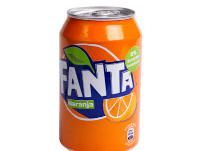 Lata Fanta Naranja