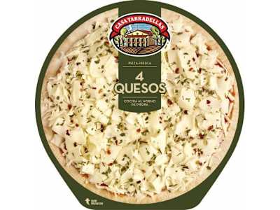 CASA TARRADELLAS PIZZA 4 QUESOS, 410GR