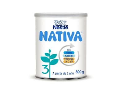 NESTLE NATIVA LECHE INFANTIL DE CRECIMIENTO 3, 800GR