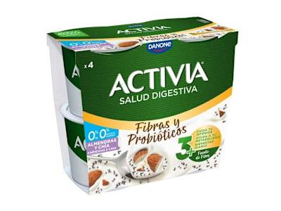 DANONE SEMILLAS BÍFIDUS CHÍA-ALMENDRAS DESNATADO 0%  0AZUCAR