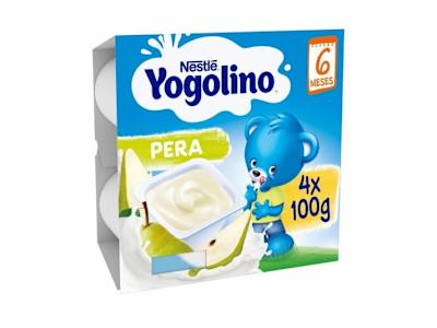 NESTLE YOGOLINO POSTRE LACTEO PERA, 4X100GR