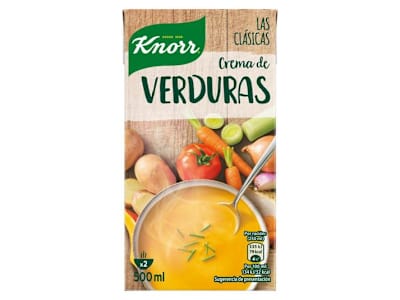 KNORR CREMA DE VERDURAS LAS CLASICAS, 500ML