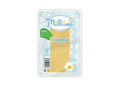MILKIMI GOUDA EN LONCHAS, 150G