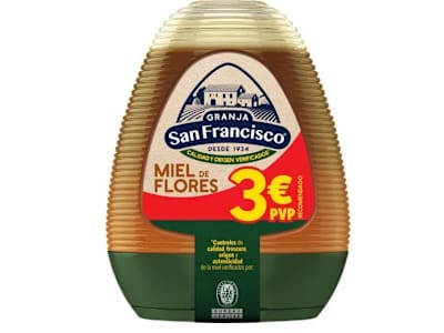 GRANJA SAN FRANCISCO MIEL DE FLORES, 350G