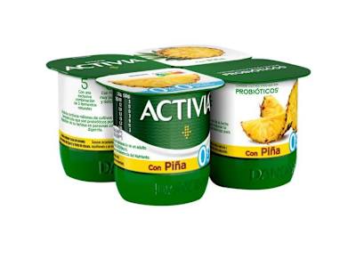 ACTIVIA ACTIVIA MELOCOTÓN 0% M.G. 0% AZÚCAR, 4X120G