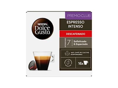 DOLCE GUSTO CAFE ESPRESSO INTENSO DESCAF, 16UD