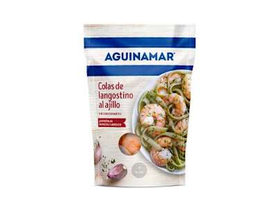 AGUINAMAR COLAS DE LANGOSTINO AL AJILO, 105G