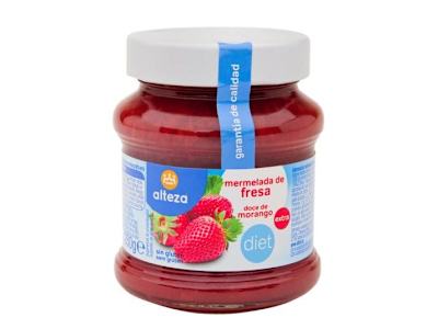 ALTEZA MERMELADA SIN AZUCAR FRESA, 280GR