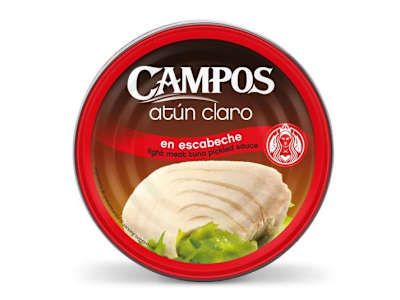 CAMPOS ATUN CLARO ESCABECHE, 104GR