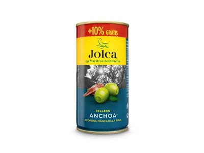 JOLCA ACEITUNA RELLENA DE ANCHOA, 150GR