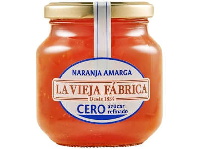 LA VIEJA FABRICA MERMELADA NARANJA AMARGA CERO, 280GR