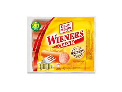 OSCAR MAYER SALCHICHAS WIENNER CLASSIC, 200G