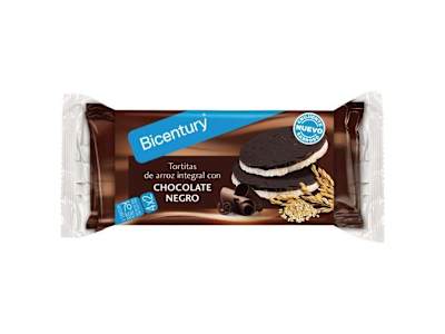 BICENTURY TORTITAS DE ARROZ INTEGRAL CON CHOCO ,130G