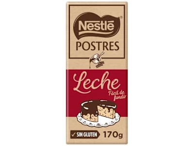 NESTLE CHOCOLATE CON LECHE POSTRES, 170GR