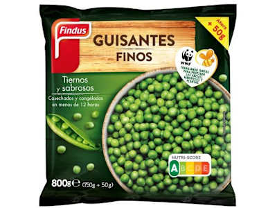 FINDUS  GUISANTES FINOS, 800G