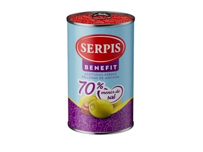 SERPIS ACEITUNAS ANCHOA BENEFIT, 130GR