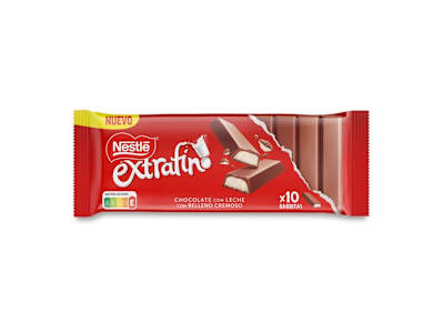 NESTLE CHOCOALTE EXTRAFINO BARRITAS, 100G