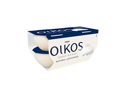 OIKOS YOGUR GRIEGO NATURAL AZUCARADO P4, 460G