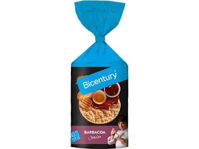 BICENTURY TORTITAS DE MAIZ SABOR BARBACOA, 123G