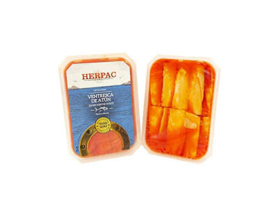 HERPAC VENTRESCA ATUN ESCABECHE DULCE , 250G