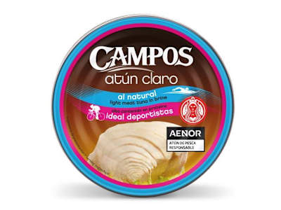 CAMPOS ATUN CLARO AL NATURAL, 112GR