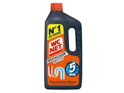 WC NET DESATASCADOR TURBO ATASCOS DIFICILES, 1L