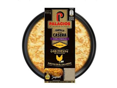 PALACIOS TORTILLA DE PATATA CON CEBOLLA, 650GR