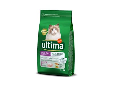 ULTIMA PIENSO GATO ESTERILIZADO BOLA PELO,1.5KG