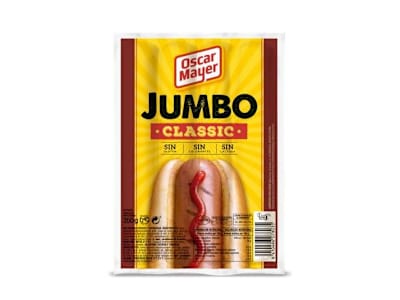 OSCAR MAYER SALCHICHAS JUMBO CLASSIC, 350G