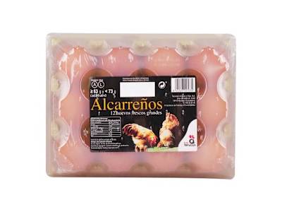 DELUCAS HUEVO ALCARRENO L, 12 UNIDADES