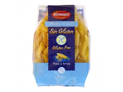 ROMERO PENNE SIN GLUTEN, 400GR