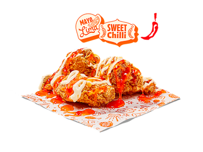 3 Alitas Mayo Lima & Sweet Chili