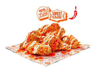6 Alitas Mayo Lima & Sweet Chili