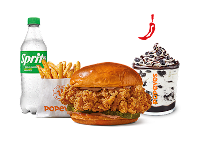 Menú Completo The Chicken Sandwich Picante