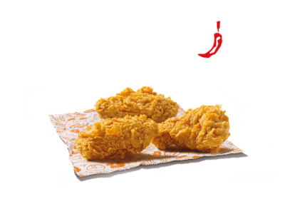 3 Alitas Picantes Crujientes